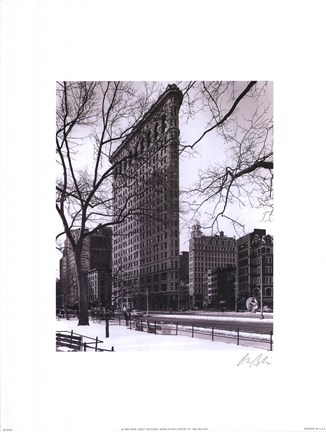 Framed Flat Iron Building Print