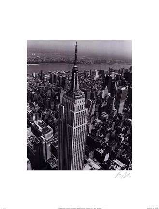 Framed Empire State Building Print