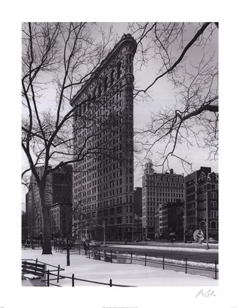 Framed Flat Iron Building Print