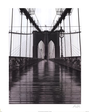 Framed Brooklyn Bridge Print