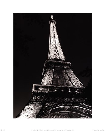 Framed Eiffel Tower Print