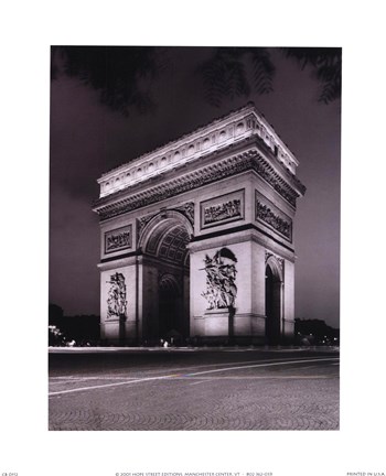 Framed Arc de Triomphe Print