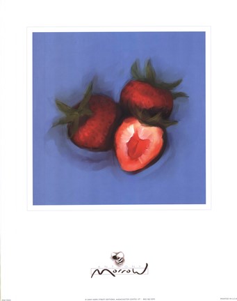 Framed Strawberries Print