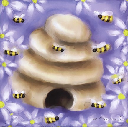 Framed Beehive Print