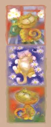Framed Kitty Panel Print