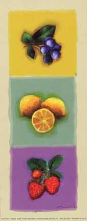 Framed Fruit Panel Print