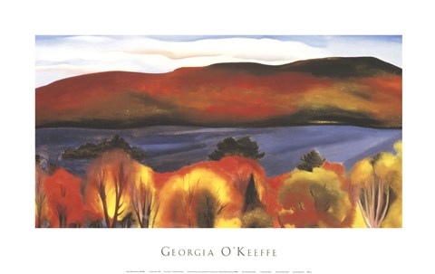 Framed Lake George, Autumn, 1927 Print