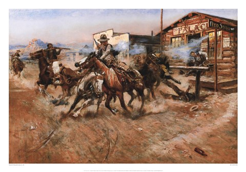 Framed Smoke Of A .45 Print