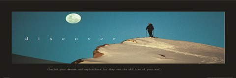 Framed Discover-Moon Print