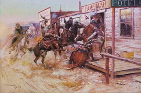 Framed In Without Knocking Print