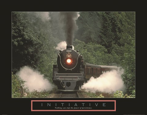 Framed Initiative - Train Print