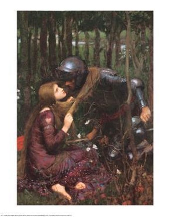 Framed La Belle Dame Sans Merci Print