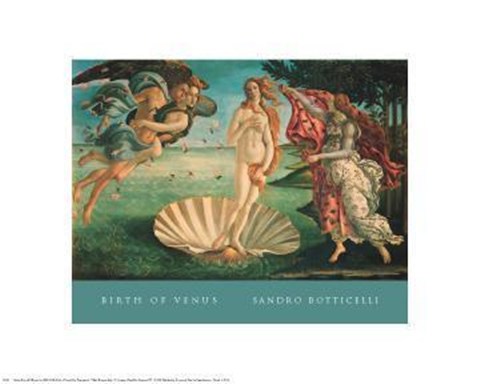 Framed Birth Of Venus Print