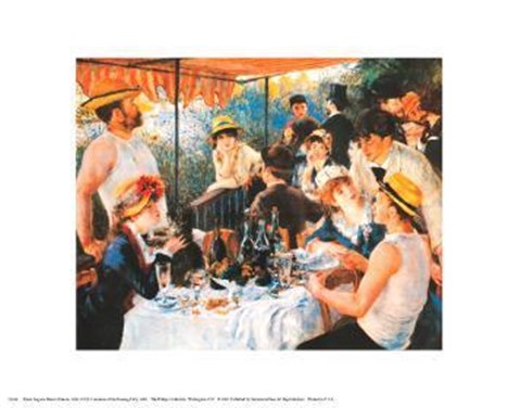 Framed Luncheon Of The Boating Party, 1881 Print