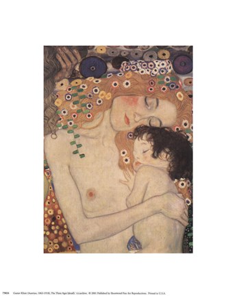 Framed Three Ages (Detail) Print