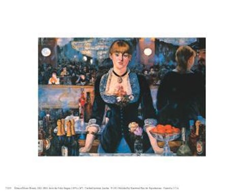 Framed Bar At The Follies Bergere Print