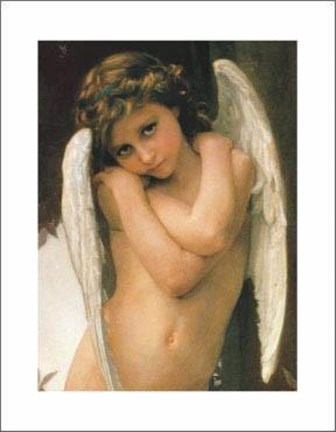 Framed Cupidon, 1891 Print