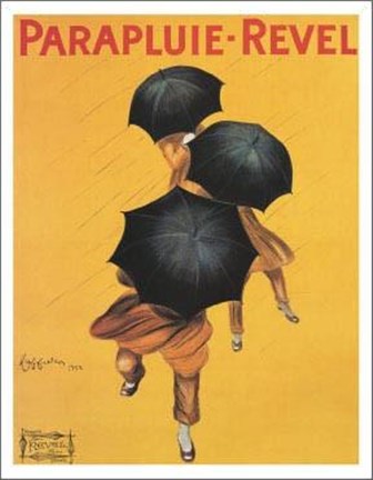 Framed Parapluie-Revel, 1922 Print