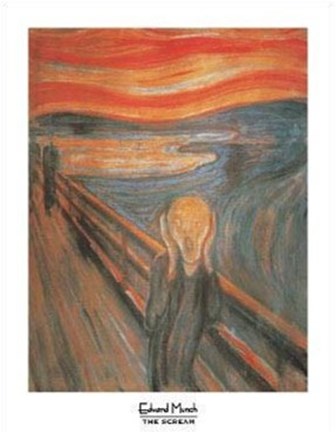 Framed Scream, c.1893 Print