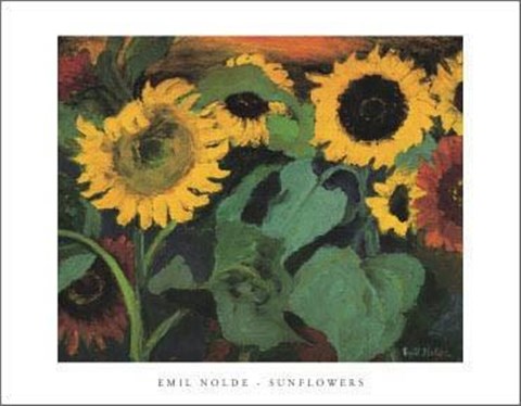 Framed Sunflowers Print