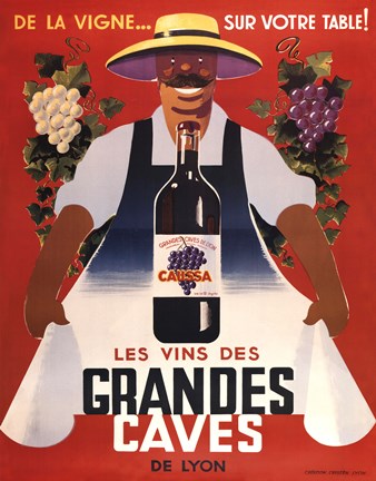 Framed Grandes Caves Print