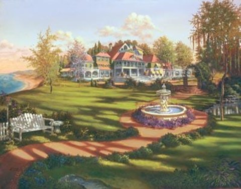 Framed Garden Cove Print