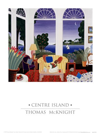 Framed Centre Island Print