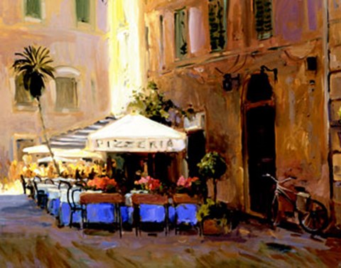 Framed Cafe Roma Print