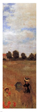 Framed Poppies (Detail) Print