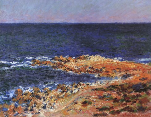 Framed Grande Bleue a Antibes, 1888 Print