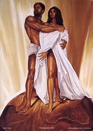 Framed Power Of Love Print