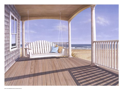 Framed Porch Swing Print