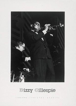 Framed Dizzy Gillespie Print