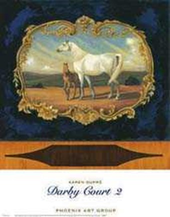 Framed Darby Court 2 Print