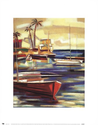 Framed Bay Breeze II Print
