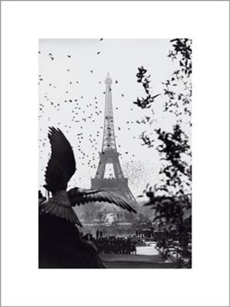 Framed Eiffel Tower Print