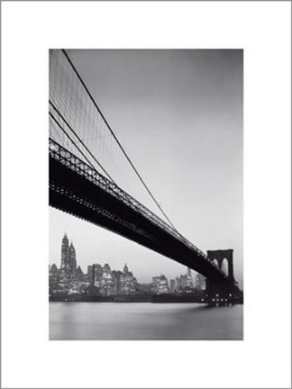 Framed Brooklyn Bridge Print