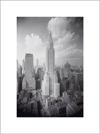 Framed Chrysler Building Print