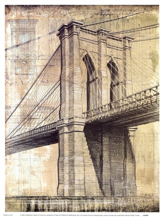 Framed Brooklyn Bridge Print