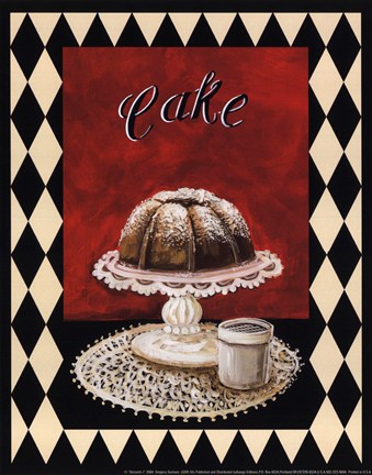 Framed Desserts I Print