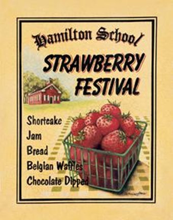 Framed Strawberry Festival Print