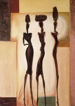 Framed Island Ladies II Print