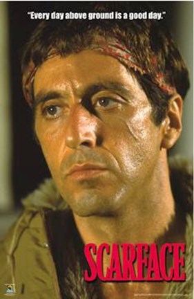 Framed Scarface, Above Ground Print