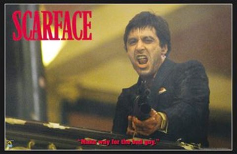 Framed Scarface, Make Way For The Bad Guy Print