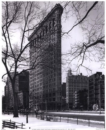 Framed Flat Iron Building Print