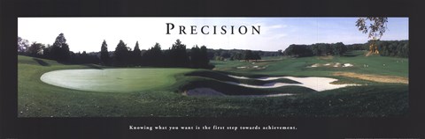 Framed Precision - Golf Print