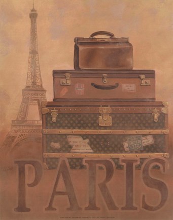 Framed Travel - Paris Print