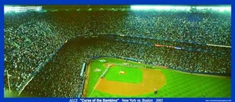 Framed Curse Of The Bambino, Ny Vs Boston, Alcs Print