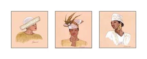 Framed Hattitude In Gold Print