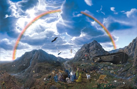 Framed Noah&#39;s Ark: After The Flood Print